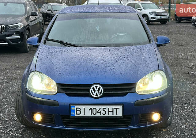 Фольксваген Гольф 2006 в Полтаве на Automoto.ua Синий Фольксваген Гольф, объемом двигателя 1.6 л и пробегом 175 тыс. км за 6400 $, фото 6 на Automoto.ua