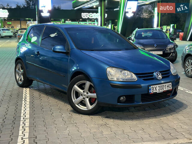 Фольксваген Гольф 2006 в Хмельницком на Automoto.ua Синий Фольксваген Гольф, объемом двигателя 1.99 л и пробегом 250 тыс. км за 5500 $, фото 1 на Automoto.ua