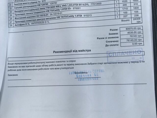 Синий Фольксваген Гольф, объемом двигателя 1.9 л и пробегом 290 тыс. км за 4500 $, фото 5 на Automoto.ua