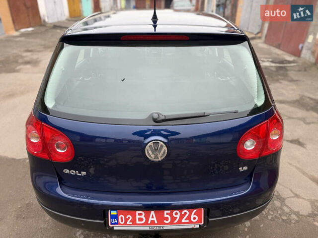 Синий Фольксваген Гольф, объемом двигателя 1.6 л и пробегом 161 тыс. км за 6400 $, фото 17 на Automoto.ua