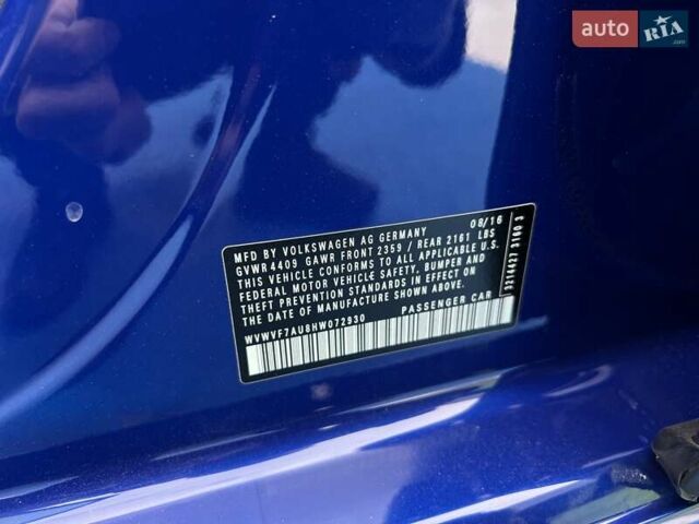 Синий Фольксваген Гольф, объемом двигателя 1.98 л и пробегом 41 тыс. км за 37777 $, фото 19 на Automoto.ua