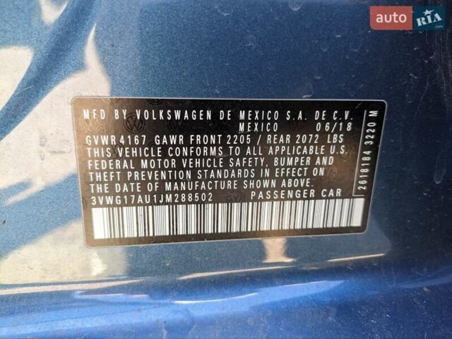 Синій Фольксваген Гольф, об'ємом двигуна 1.8 л та пробігом 95 тис. км за 18000 $, фото 15 на Automoto.ua