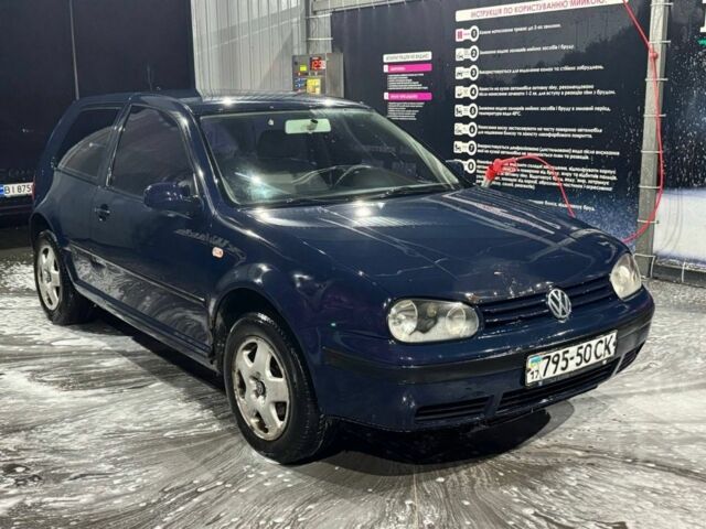 Синій Фольксваген Гольф, об'ємом двигуна 1.4 л та пробігом 175 тис. км за 1450 $, фото 1 на Automoto.ua