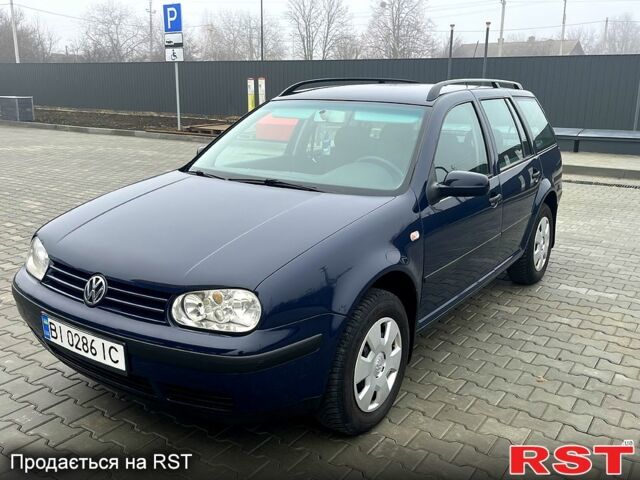 Синій Фольксваген Гольф, об'ємом двигуна 1.4 л та пробігом 217 тис. км за 4200 $, фото 1 на Automoto.ua