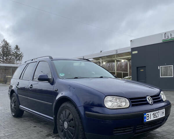 Синий Фольксваген Гольф, объемом двигателя 1.6 л и пробегом 285 тыс. км за 4500 $, фото 1 на Automoto.ua