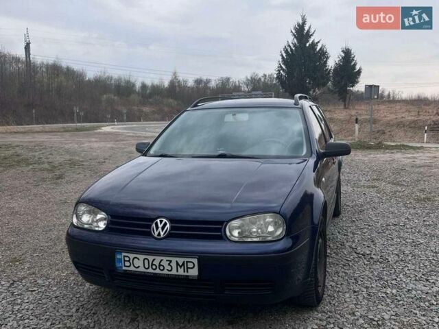Синий Фольксваген Гольф, объемом двигателя 1.6 л и пробегом 400 тыс. км за 3500 $, фото 3 на Automoto.ua