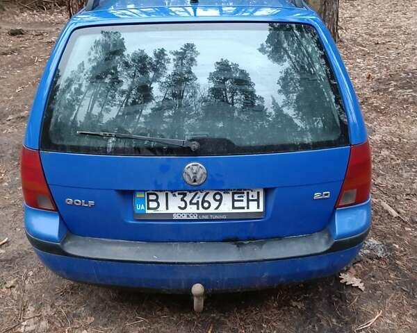 Синий Фольксваген Гольф, объемом двигателя 2 л и пробегом 370 тыс. км за 3700 $, фото 7 на Automoto.ua