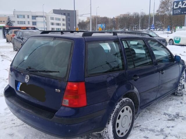 Синий Фольксваген Гольф, объемом двигателя 2 л и пробегом 317 тыс. км за 1750 $, фото 1 на Automoto.ua