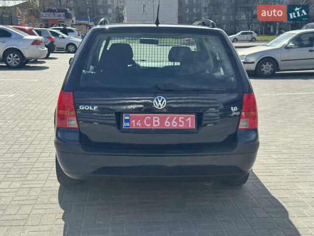 Синій Фольксваген Гольф, об'ємом двигуна 1.6 л та пробігом 249 тис. км за 5199 $, фото 4 на Automoto.ua