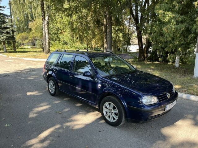 Синий Фольксваген Гольф, объемом двигателя 1.9 л и пробегом 268 тыс. км за 4600 $, фото 2 на Automoto.ua