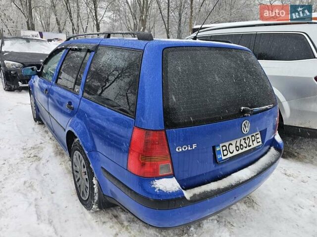 Синий Фольксваген Гольф, объемом двигателя 1.6 л и пробегом 285 тыс. км за 2999 $, фото 3 на Automoto.ua
