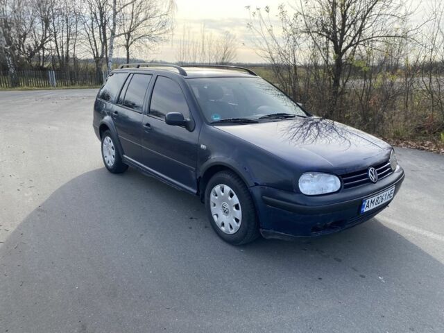 Синий Фольксваген Гольф, объемом двигателя 1.9 л и пробегом 350 тыс. км за 2350 $, фото 4 на Automoto.ua