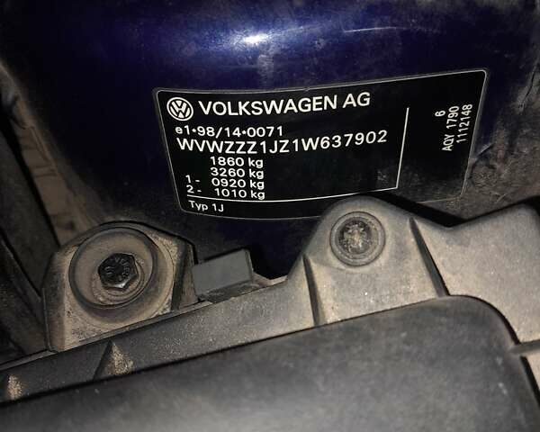 Синій Фольксваген Гольф, об'ємом двигуна 1.98 л та пробігом 316 тис. км за 4000 $, фото 5 на Automoto.ua