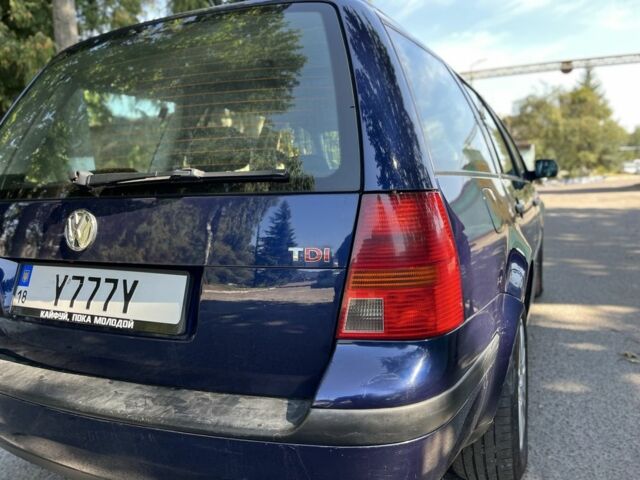 Синий Фольксваген Гольф, объемом двигателя 1.9 л и пробегом 268 тыс. км за 4600 $, фото 13 на Automoto.ua