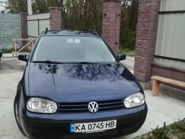 Синий Фольксваген Гольф, объемом двигателя 1.9 л и пробегом 291 тыс. км за 4800 $, фото 1 на Automoto.ua