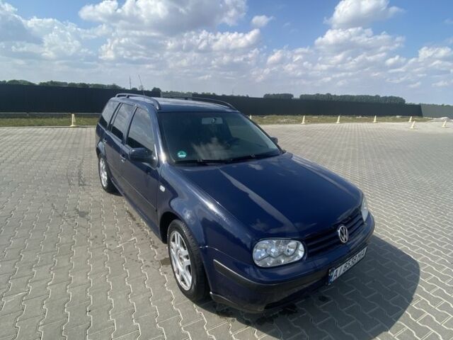 Синий Фольксваген Гольф, объемом двигателя 1.9 л и пробегом 320 тыс. км за 3500 $, фото 1 на Automoto.ua