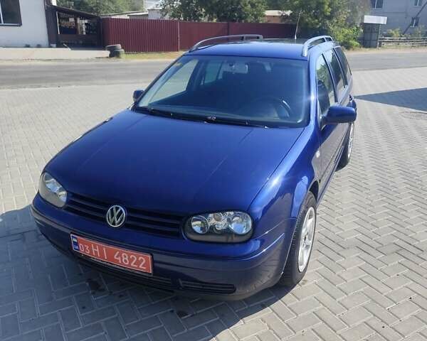 Синий Фольксваген Гольф, объемом двигателя 1.6 л и пробегом 326 тыс. км за 4400 $, фото 2 на Automoto.ua