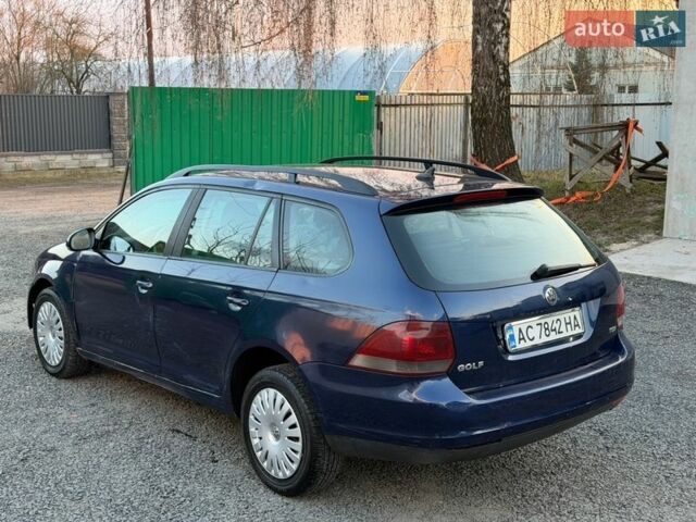 Синий Фольксваген Гольф, объемом двигателя 1.9 л и пробегом 350 тыс. км за 3300 $, фото 4 на Automoto.ua