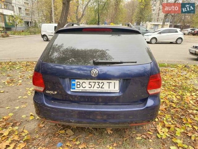 Синий Фольксваген Гольф, объемом двигателя 1.6 л и пробегом 230 тыс. км за 5800 $, фото 1 на Automoto.ua