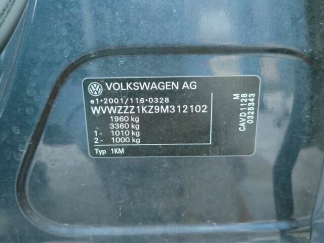 Синий Фольксваген Гольф, объемом двигателя 1.4 л и пробегом 245 тыс. км за 6500 $, фото 9 на Automoto.ua