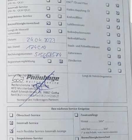 Синий Фольксваген Гольф, объемом двигателя 1.39 л и пробегом 184 тыс. км за 8200 $, фото 21 на Automoto.ua