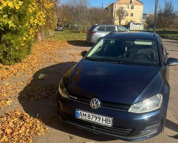 Синий Фольксваген Гольф, объемом двигателя 1.4 л и пробегом 248 тыс. км за 8900 $, фото 3 на Automoto.ua