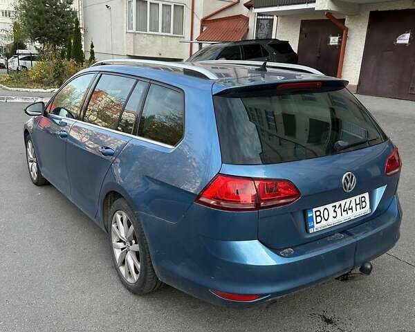 Синий Фольксваген Гольф, объемом двигателя 1.6 л и пробегом 205 тыс. км за 12800 $, фото 2 на Automoto.ua
