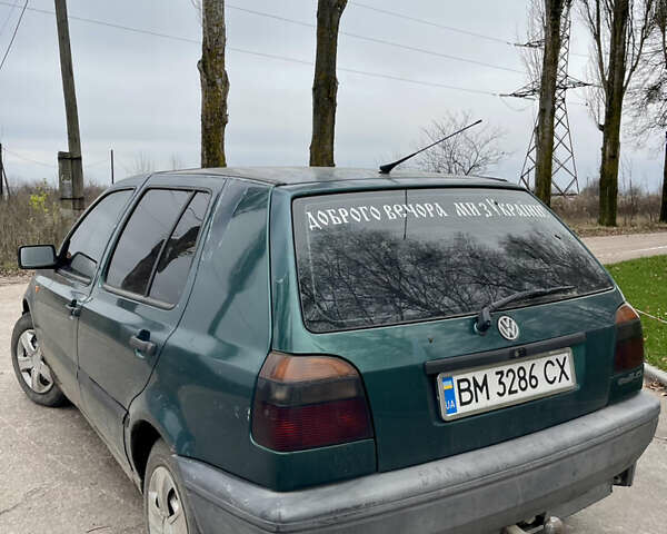 Зеленый Фольксваген Гольф, объемом двигателя 1.9 л и пробегом 230 тыс. км за 1600 $, фото 3 на Automoto.ua