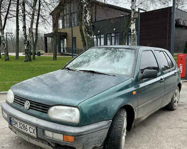 Зеленый Фольксваген Гольф, объемом двигателя 1.9 л и пробегом 230 тыс. км за 1600 $, фото 1 на Automoto.ua