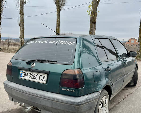 Зеленый Фольксваген Гольф, объемом двигателя 1.9 л и пробегом 230 тыс. км за 1600 $, фото 2 на Automoto.ua