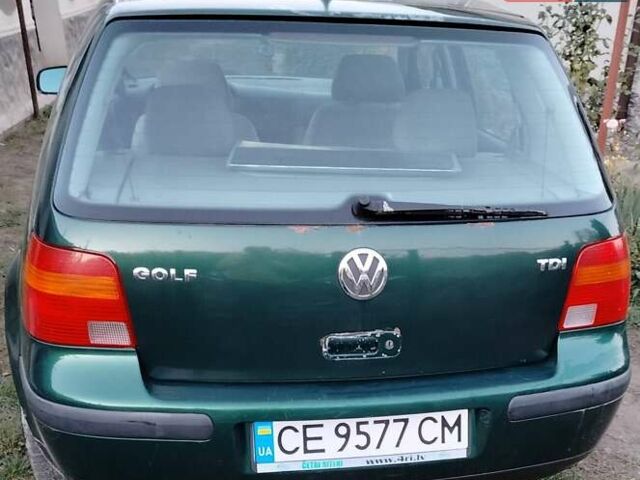 Зеленый Фольксваген Гольф, объемом двигателя 1.9 л и пробегом 331 тыс. км за 3000 $, фото 8 на Automoto.ua