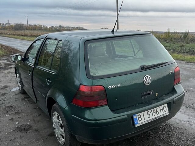 Зеленый Фольксваген Гольф, объемом двигателя 1.8 л и пробегом 257 тыс. км за 3924 $, фото 3 на Automoto.ua