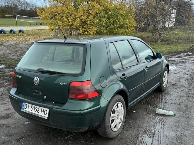 Зеленый Фольксваген Гольф, объемом двигателя 1.8 л и пробегом 257 тыс. км за 3924 $, фото 1 на Automoto.ua