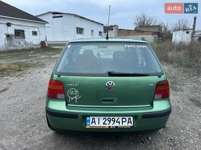 Зелений Фольксваген Гольф, об'ємом двигуна 1.6 л та пробігом 290 тис. км за 2900 $, фото 13 на Automoto.ua