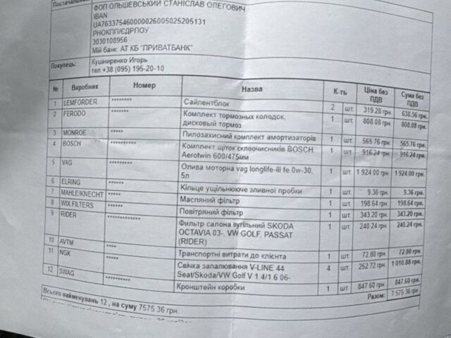 Білий Фольксваген Джетта, об'ємом двигуна 2 л та пробігом 207 тис. км за 7500 $, фото 7 на Automoto.ua