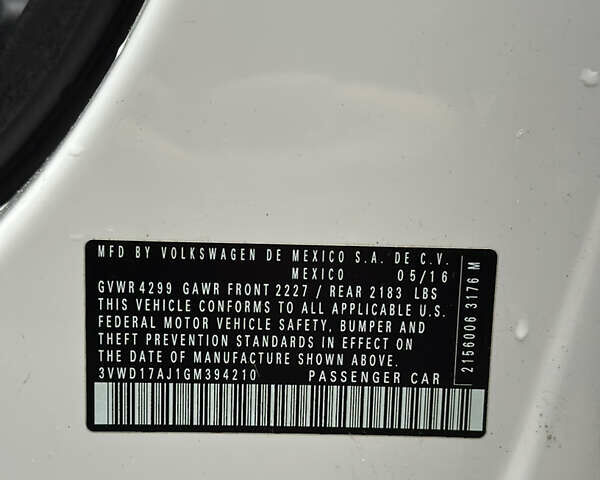 Білий Фольксваген Джетта, об'ємом двигуна 1.8 л та пробігом 178 тис. км за 10300 $, фото 11 на Automoto.ua