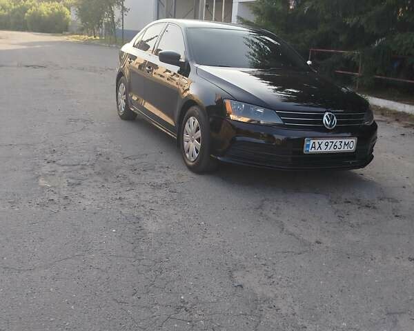 Черный Фольксваген Джетта, объемом двигателя 2 л и пробегом 140 тыс. км за 8800 $, фото 1 на Automoto.ua