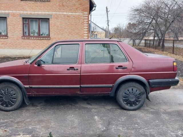 Красный Фольксваген Джетта, объемом двигателя 1.8 л и пробегом 444 тыс. км за 1181 $, фото 1 на Automoto.ua