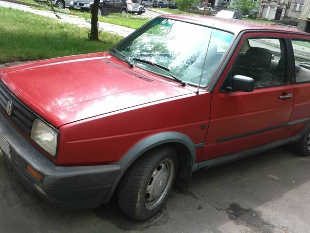 Красный Фольксваген Джетта, объемом двигателя 1.6 л и пробегом 170 тыс. км за 1800 $, фото 2 на Automoto.ua