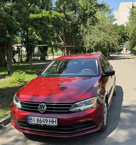 Красный Фольксваген Джетта, объемом двигателя 1.4 л и пробегом 158 тыс. км за 12250 $, фото 1 на Automoto.ua