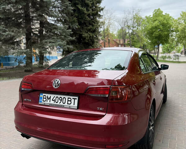 Фольксваген Джетта 2016 в Сумах на Automoto.ua Красный Фольксваген Джетта, объемом двигателя 1.4 л и пробегом 105 тыс. км за 10200 $, фото 3 на Automoto.ua