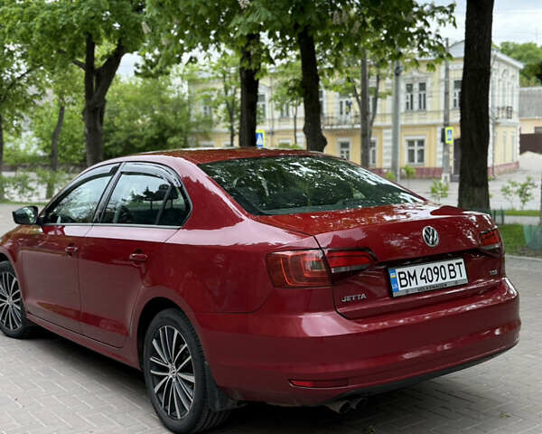 Фольксваген Джетта 2016 в Сумах на Automoto.ua Красный Фольксваген Джетта, объемом двигателя 1.4 л и пробегом 105 тыс. км за 10200 $, фото 6 на Automoto.ua