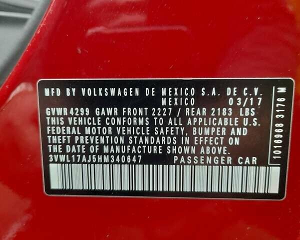 Красный Фольксваген Джетта, объемом двигателя 1.8 л и пробегом 74 тыс. км за 13700 $, фото 7 на Automoto.ua