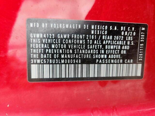 Красный Фольксваген Джетта, объемом двигателя 1.4 л и пробегом 115 тыс. км за 3100 $, фото 12 на Automoto.ua