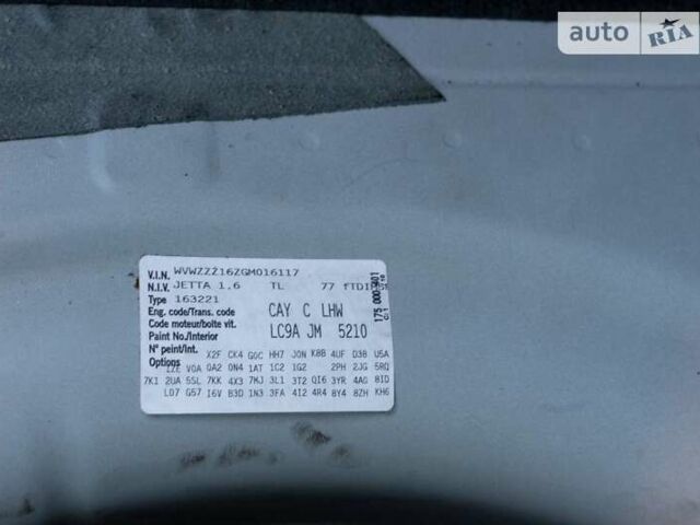 Фольксваген Джетта, об'ємом двигуна 1.6 л та пробігом 106 тис. км за 12500 $, фото 24 на Automoto.ua
