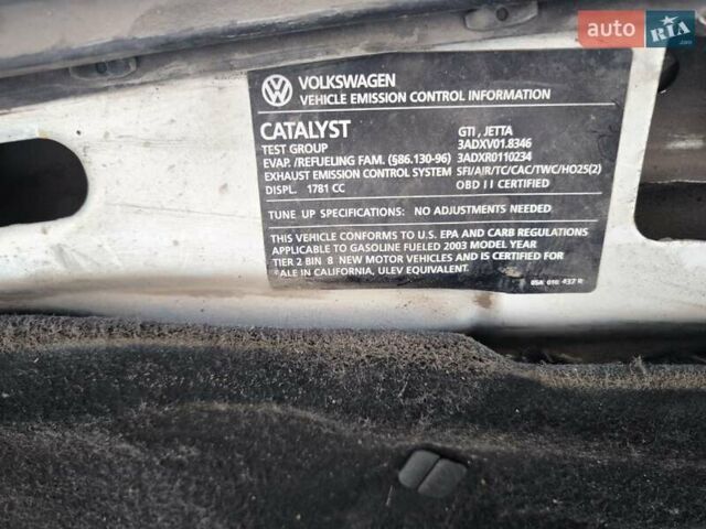 Серый Фольксваген Джетта, объемом двигателя 1.8 л и пробегом 15 тыс. км за 6000 $, фото 4 на Automoto.ua