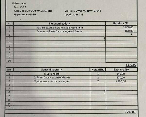 Серый Фольксваген Джетта, объемом двигателя 1.97 л и пробегом 145 тыс. км за 12000 $, фото 30 на Automoto.ua