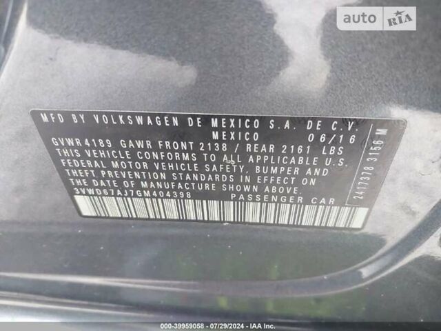 Серый Фольксваген Джетта, объемом двигателя 1.8 л и пробегом 78 тыс. км за 2450 $, фото 5 на Automoto.ua