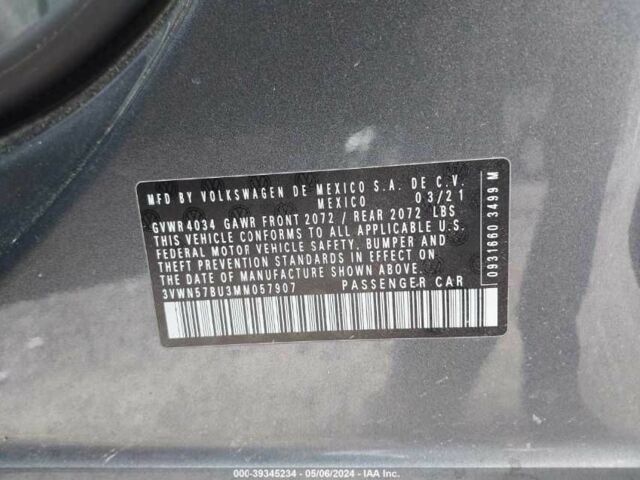 Сірий Фольксваген Джетта, об'ємом двигуна 1.4 л та пробігом 41 тис. км за 5100 $, фото 14 на Automoto.ua