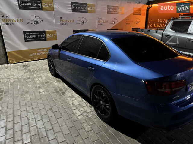 Синий Фольксваген Джетта, объемом двигателя 1.4 л и пробегом 210 тыс. км за 10500 $, фото 1 на Automoto.ua